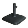Marbueno Base Sombrilla Carrée Béton 35x35x5,2 cm 11 kg Noir pour Jardin, Piscine et Terrasse 10455