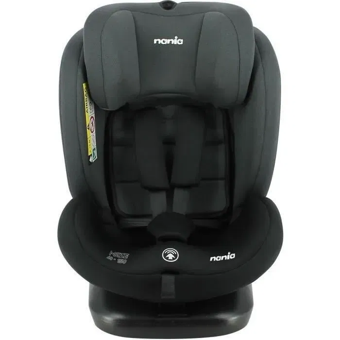 NANIA Siège auto DUNE Groupe 0/1/2/3 isofix 360° pivotant - 40-150 cm (0-36 kg) - Siège évolutif réglable de la naissance à 12 ans - Homologation R129 i-Size
