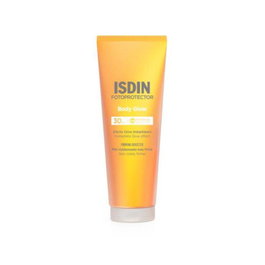 Isdin Photoprotecteur Éclat Corporel SPF30 200 ml - Crème Solaire Renforcée, Résistante à l'eau, Pénétration Rapide