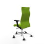 Piqueras Y Crespo Fauteuil Albacete Pistacho avec mécanisme Sincro et base aluminium