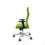 Piqueras Y Crespo Fauteuil Albacete Pistacho avec mécanisme Sincro et base aluminium