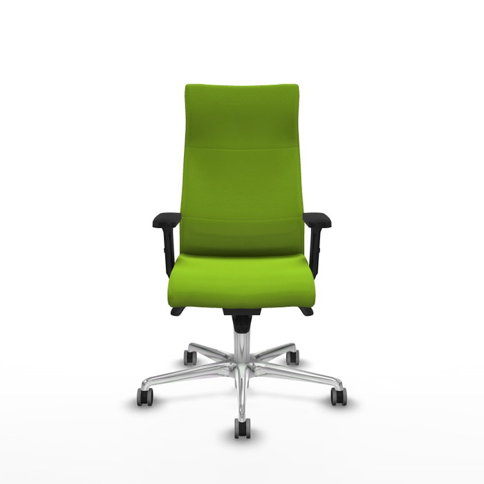 Piqueras Y Crespo Fauteuil Albacete Pistacho avec mécanisme Sincro et base aluminium Piqueras Y Crespo Fauteuil Albacete Pistacho avec mécanisme Sincro et base aluminium