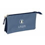 Trousse Fourre-Tout Triple El Pulpo Bleu Blue marine 22 x 12 x 3 cm