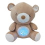 Tachan Peluche Oso Projecteur avec Effets de Lumières Colorées, Musique Relaxante et Nuit - Jouet Bébé 0 Mois+, Électronique Amovible Lavable