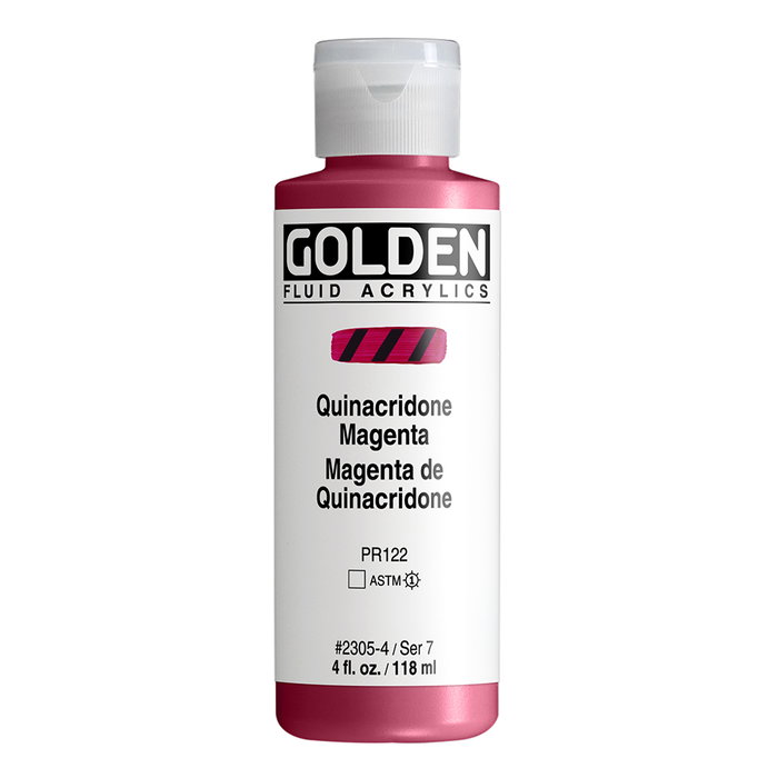 Golden Peinture Acrylique Fluide Magenta Quinacridone 118 ml Golden Peinture Acrylique Fluide Magenta Quinacridone 118 ml