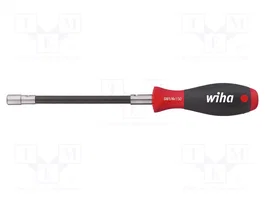 WIHA Tournevis avec poignée SoftFinish® et douille 1/4 de 150 mm
