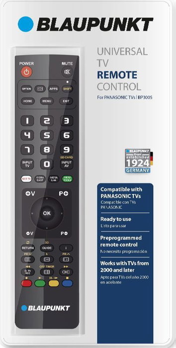 Blaupunkt Télécommande Universelle BP3005 Panasonic