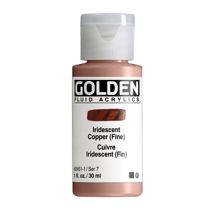 Golden Fluid Colores Acrílicos Cobre Iridiscente (Fino) 30 ml Golden Fluid Colores Acrílicos Cobre Iridiscente (Fino) 30 ml