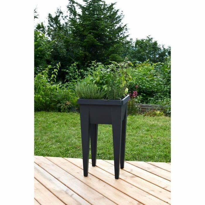 Eda Espace potager sur pieds URBAN 23 L Gris anthracite