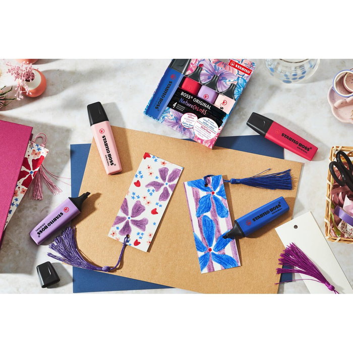 Marqueur fluorescent Stabilo NATURECOLORS WILDFLOWE Blue marine (10 Unités)