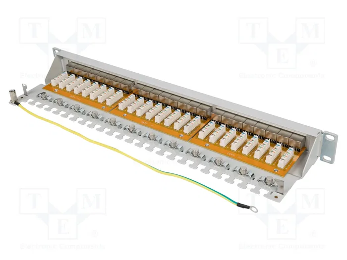 LANBERG Panneau de brassage Cat 7 blanc 24 ports RJ45 1U 19 pouces LANBERG Panneau de brassage Cat 7 blanc 24 ports RJ45 1U 19 pouces