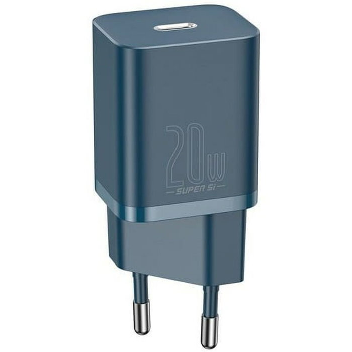 Baseus Chargeur mural TZCCSUP-B03 Bleu 20 W Baseus Chargeur mural TZCCSUP-B03 Bleu 20 W