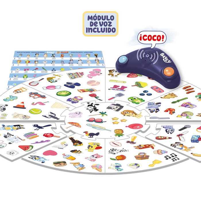 Educa Lince Bluey Electronique 20359 - Jeu de société électronique avec voix - Version espagnole - À partir de 5 ans