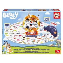 Educa Lince Bluey Electronique 20359 - Jeu de société électronique avec voix - Version espagnole - À partir de 5 ans