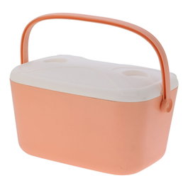 Basics Glacière portable 20 L rose, 470 x 315 x 270 mm, avec compartiments porte-bouteilles