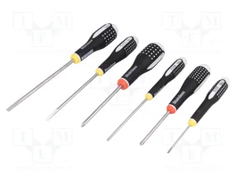 BAHCO Jeu de 6 tournevis universels Phillips et plat
