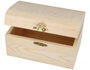 Innspiro Coffre en bois de pin massif 14x9x8cm
