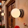 Ivano-Frankivsk Applique murale boule de cristal « Alba » IP44