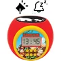 Lexibook Réveil Projecteur Donkey Kong avec Alarme, Snooze et Projection d'Étoiles au Plafond en 3 Couleurs, Veilleuse Minuterie et Écran LCD Rétroéclairé