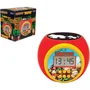 Lexibook Réveil Projecteur Donkey Kong avec Alarme, Snooze et Projection d'Étoiles au Plafond en 3 Couleurs, Veilleuse Minuterie et Écran LCD Rétroéclairé