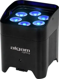 Algamlight Event Par 612 Hex IP - Projecteur LED 6x12W RGBWA+UV, IP65, avec batterie et W-DMX