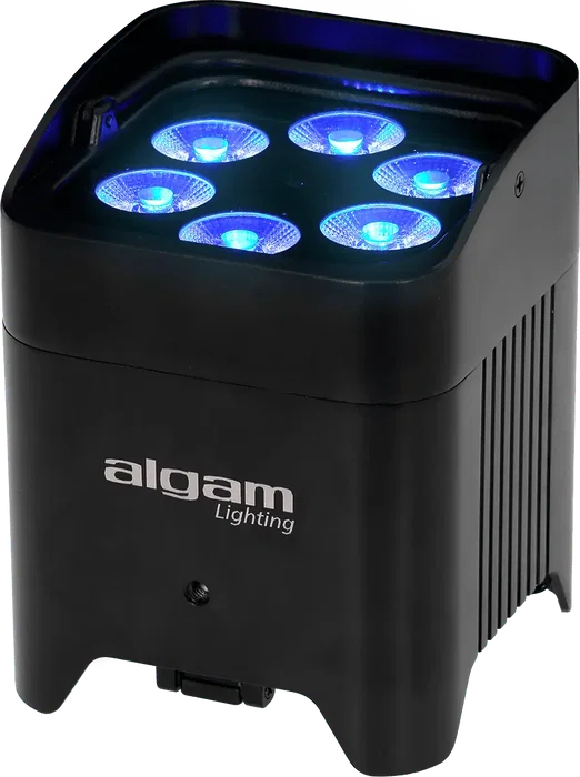 Algamlight Event Par 612 Hex IP - Projecteur LED 6x12W RGBWA+UV, IP65, avec batterie et W-DMX Algamlight Event Par 612 Hex IP - Projecteur LED 6x12W RGBWA+UV, IP65, avec batterie et W-DMX