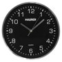 MAURER Montre Murale Noire Ø 25 cm