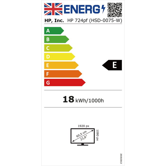 HP Écran Série 7 Pro 724pf 23,8 pouces Full HD 100 Hz