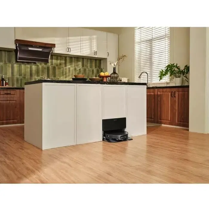 Roborock Saros 10 - Aspirateur Robot Laveur Autonome avec Station de Nettoyage, Aspiration 22000 Pa, Autonomie 220 min, Couverture 240 m², LDS Rétractable, Noir