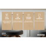 Severin WK 3489 Bouilloire 1L Noir/inox