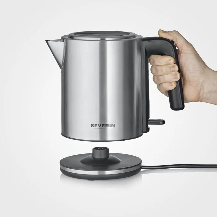 Severin WK 3489 Bouilloire compacte 1L Noir/inox