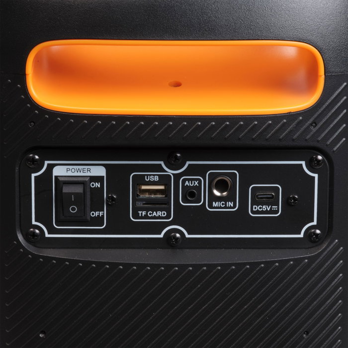 Denver BPS-165 enceinte de fête Bluetooth avec LED, noir Denver BPS-165 enceinte de fête Bluetooth avec LED, noir