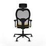 Piqueras y Crespo Chaise de Bureau Jorquera 3D036G2 Jaune