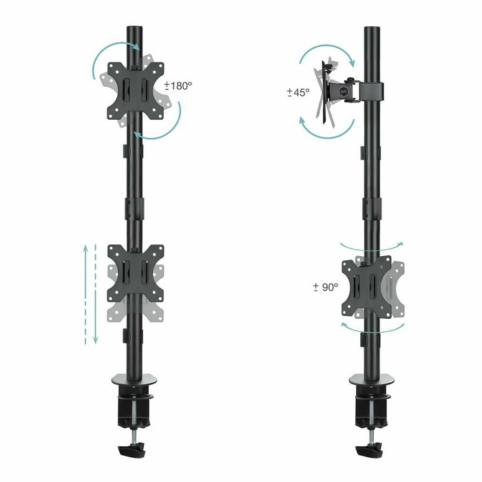 Support de table d'écran TooQ DB1233TNV-B 32" 13" 16 Kg