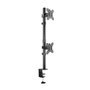 Tooq DB1233TNV-B Support de Table Double Écran Vertical 13 à 32 Pouces VESA 75x75mm 100x100mm