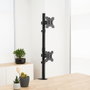 Tooq DB1233TNV-B Support de Table Double Écran Vertical 13 à 32 Pouces VESA 75x75mm 100x100mm