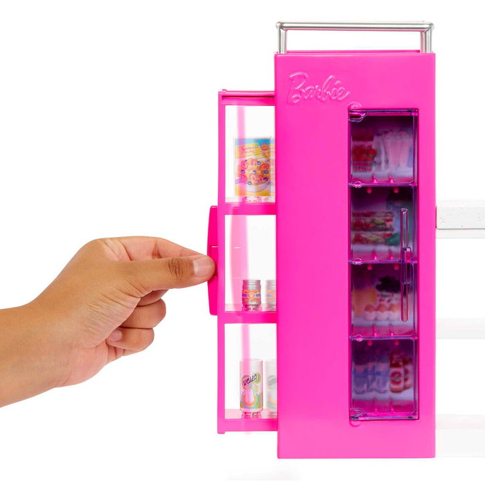 Barbie - Muñeca Barbie Con Despensa De Ensueño HJv38 - Poupée Barbie avec Cuisine et Marché, 25+ Accessoires Alimentaires, Jouet Enfant 3 Ans et Plus Barbie - Muñeca Barbie Con Despensa De Ensueño HJv38 - Poupée Barbie avec Cuisine et Marché, 25+ Accessoires Alimentaires, Jouet Enfant 3 Ans et Plus