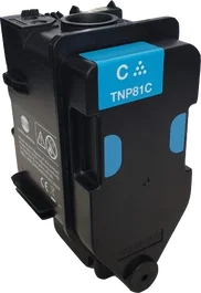 Konica Minolta TNP-81C Toner cyan AAJW451 pour imprimante, 9 000 pages