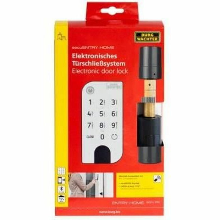 Burg-Wächter secuENTRY Home 5001 Cylindre électronique avec clavier Pincode ENTRY - 6 utilisateurs