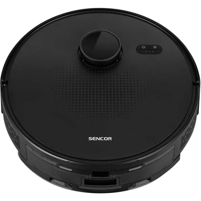 Sencor SRV 9085BK Aspirateur Robot avec Navigation LiDAR, Aspiration 3000 Pa, Vidange Automatique, Autonomie 130 min, Application et Télécommande