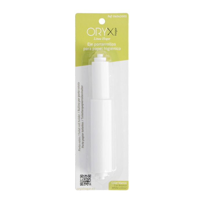 ORYX Axe pour porte-rouleau de papier toilette Ø 22 mm x 110-150 mm blanc