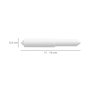 ORYX Axe pour porte-rouleau de papier toilette Ø 22 mm x 110-150 mm blanc