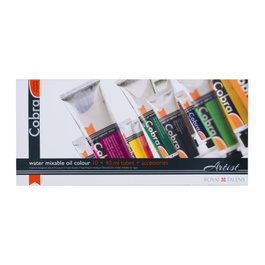Cobra Artist Set de Colores Al Óleo Regalo 10 x 40 ml + Accesorios