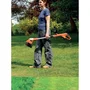 Black + Decker GLC1823L20-QW Coupe-bordure électrique sans fil 18V, largeur de coupe 23 cm, batterie incluse, tête pivotante, tube télescopique