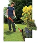 Black + Decker GLC1823L20-QW Coupe-bordure électrique sans fil 18V, largeur de coupe 23 cm, batterie incluse, tête pivotante, tube télescopique