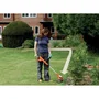 Black + Decker GLC1823L20-QW Coupe-bordure électrique sans fil 18V, largeur de coupe 23 cm, batterie incluse, tête pivotante, tube télescopique