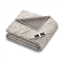 Beurer HD-150-XXL Couverture chauffante électrique à 6 niveaux de température - Douce et sans peluches - Système de sécurité BSS - Arrêt automatique