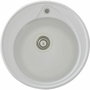 Stradour Évier RONDA blanc uni Ø 49 cm