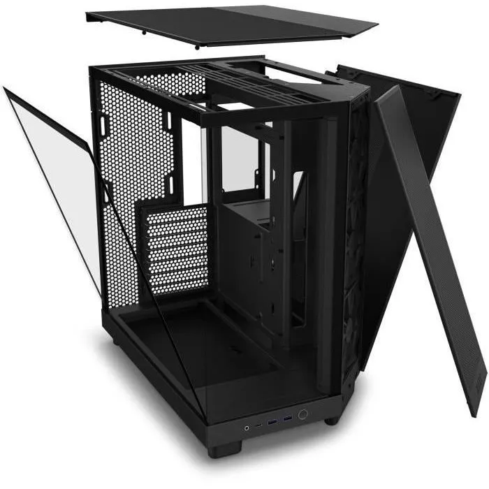 NZXT CC-H61FB-01 Boîtier PC H6 Flow Noir