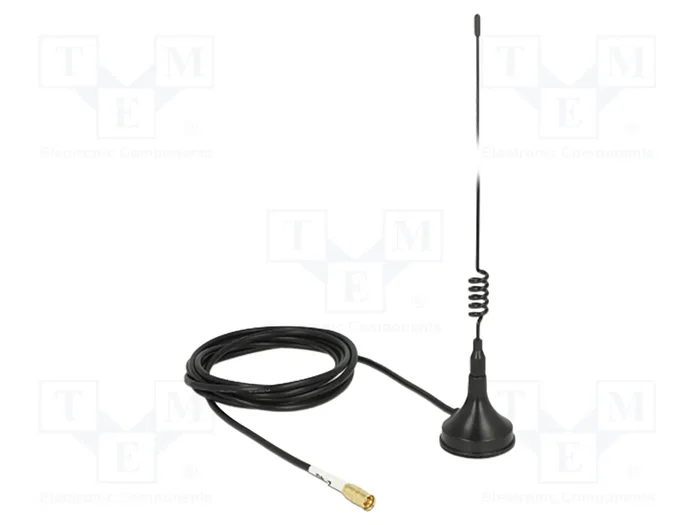 DELOCK Antenne WiFi externe magnétique SMB Noir DELOCK Antenne WiFi externe magnétique SMB Noir